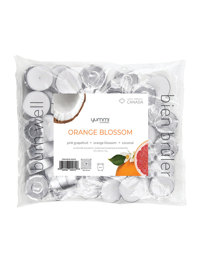 Bulk Orange Blossom Scented Tealight Candles - Set of 300 – Yummi