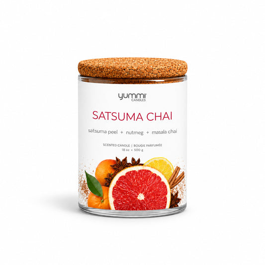 18oz Satsuma Chai Scented Jar Candles