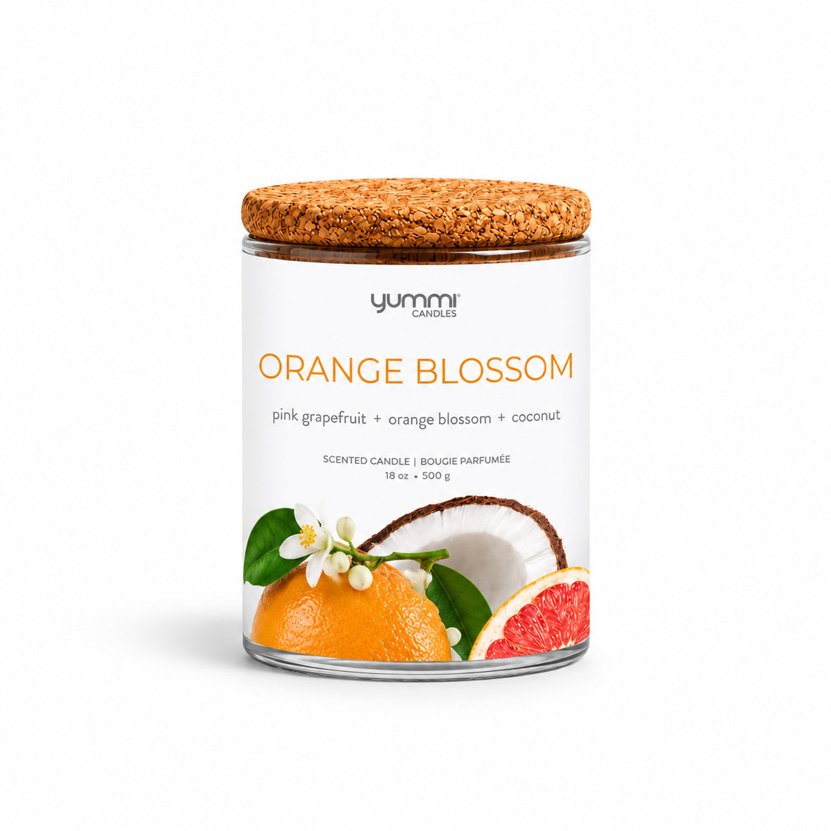 18oz Orange Blossom Scented Jar Candles