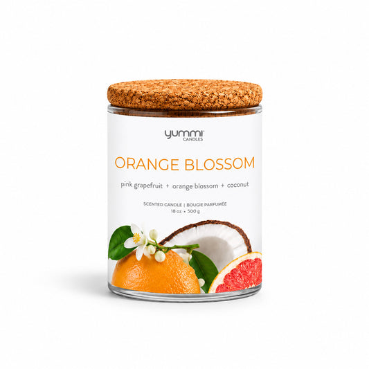 18oz Orange Blossom Scented Jar Candles