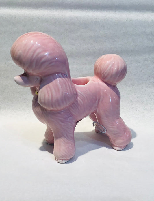 Pink Poodle Taper Holder