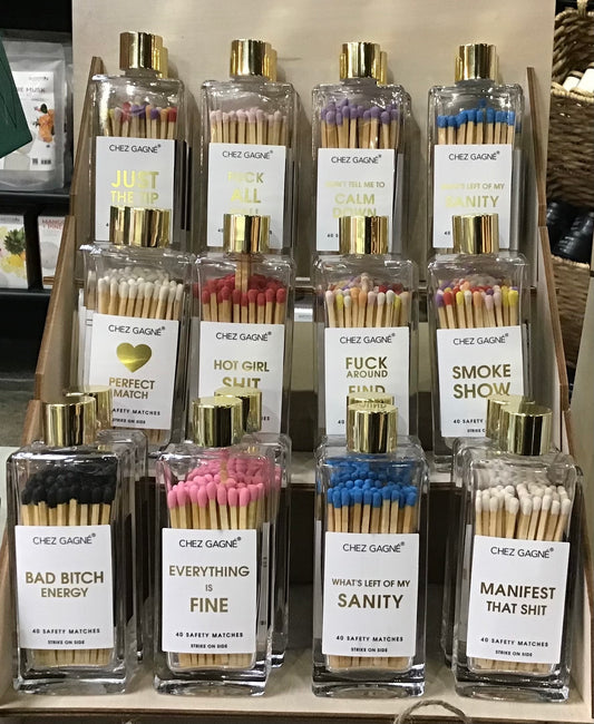 Glass Bottle Matches