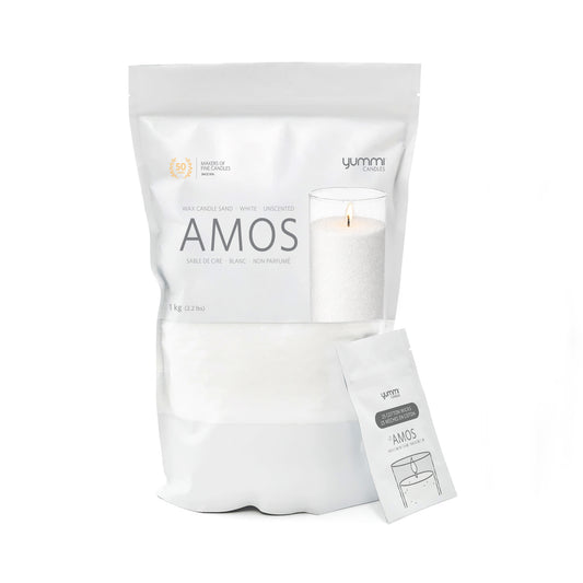 Amos Candle Sand, Premium Plant-Based Sand Candles