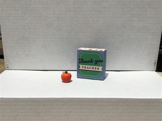 Tiny Matchbox - Ceramic Apple