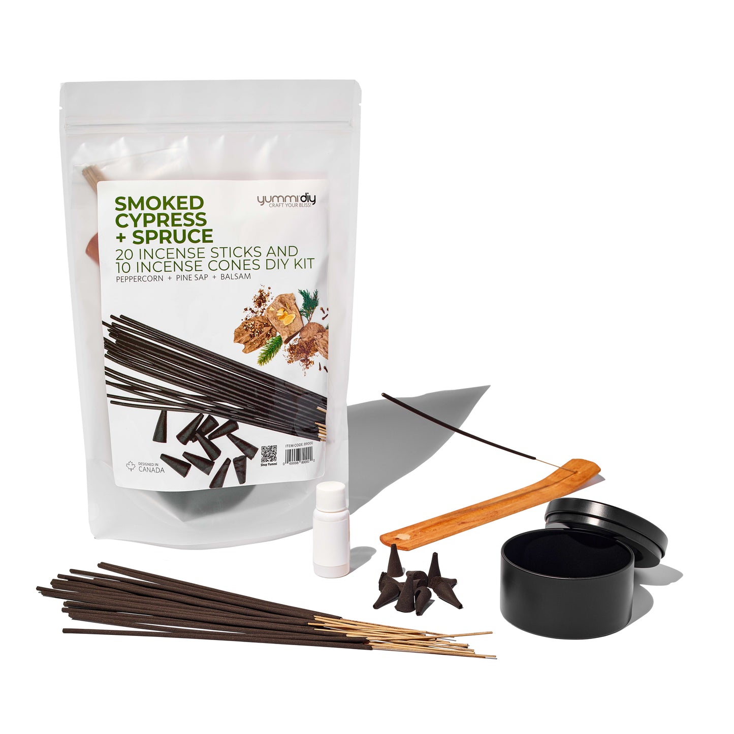 DIY Incense - Smoked Cypress + Spruce