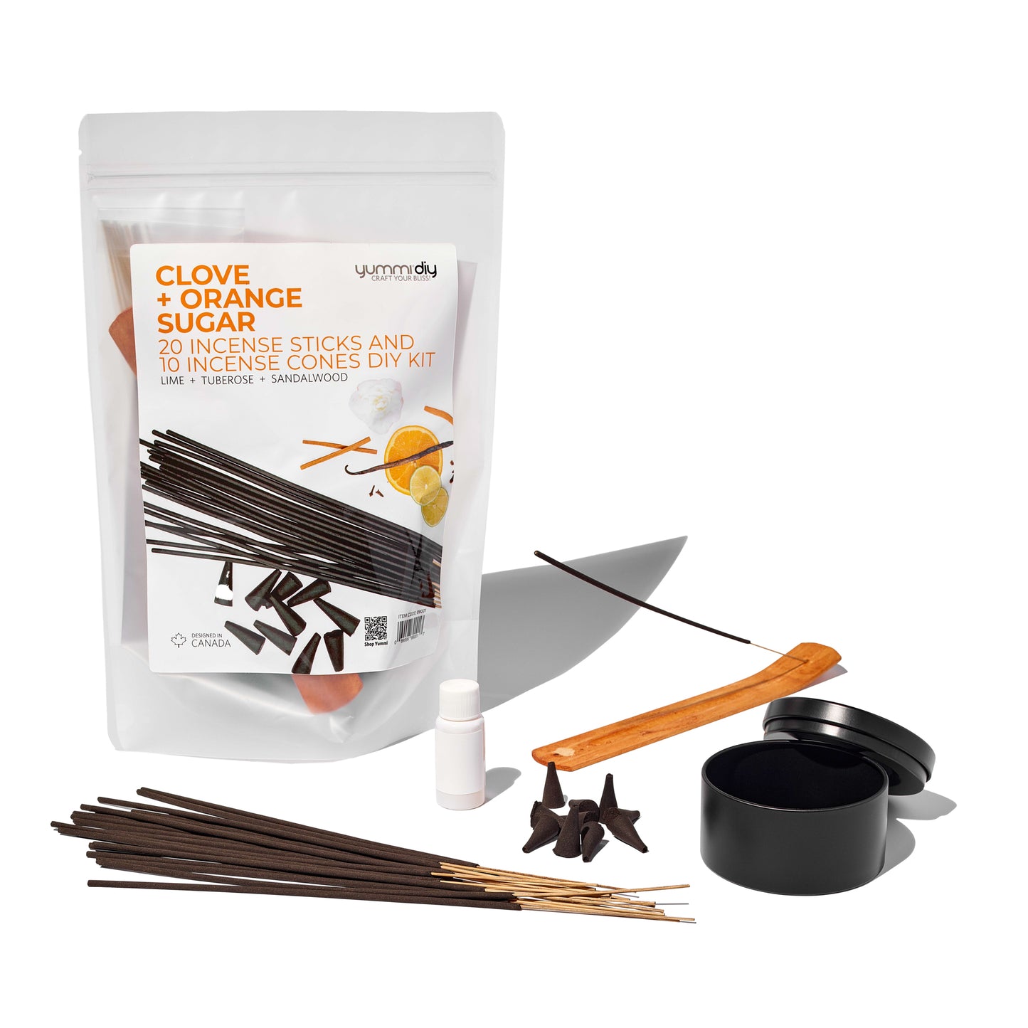 DIY Incense - Clove + Orange Sugar