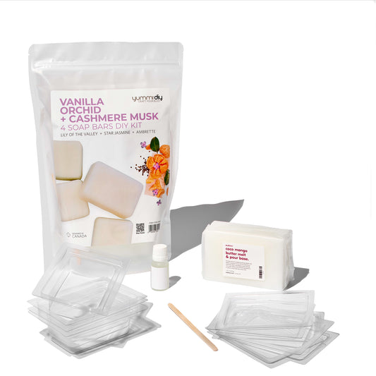 DIY Soap Bar - Vanilla Orchid + Cashmere Musk