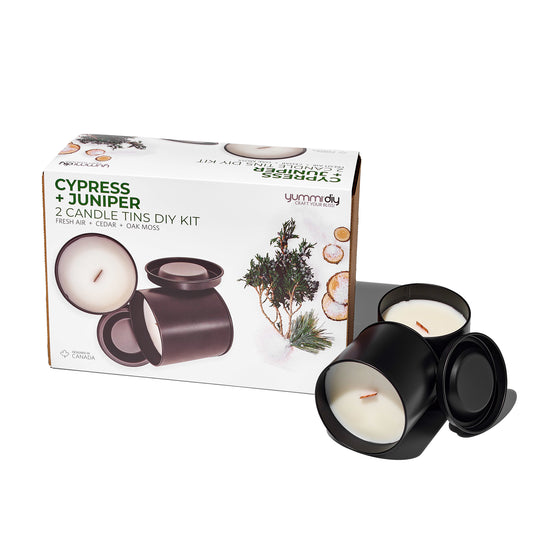 DIY Candle - Cypress + Juniper