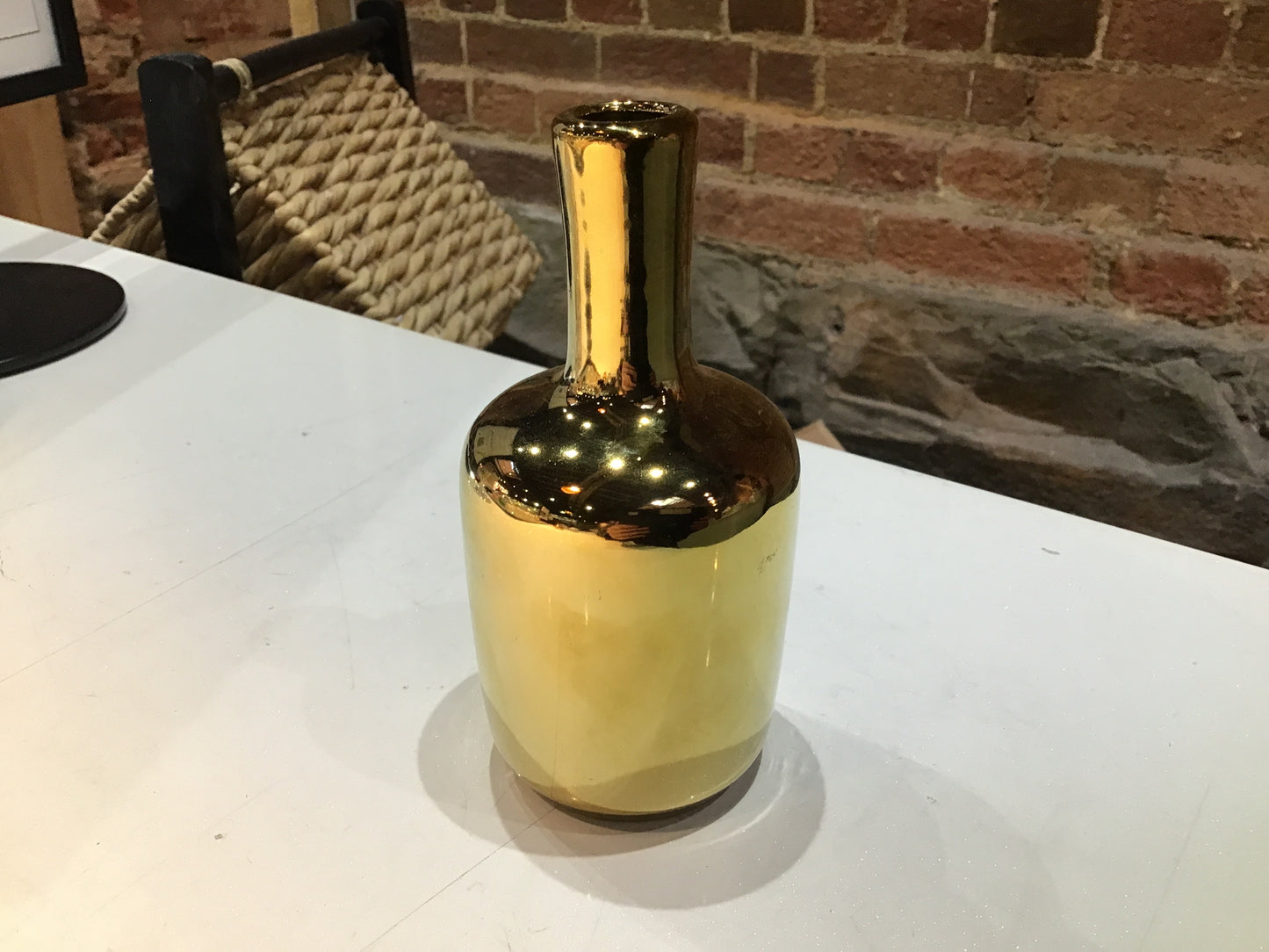 Stoneware Vase Reactive Glaze - 5 inch
