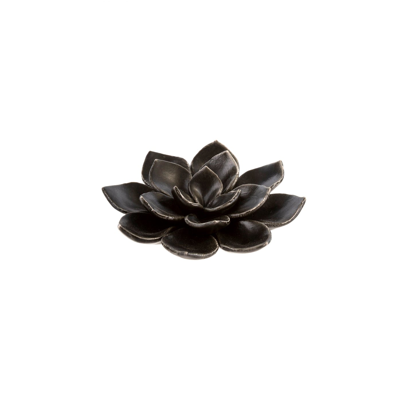 Lily Table Ornament, Matte Black, each