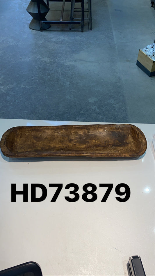 Wood Bowl Large, Natural 20x6x3