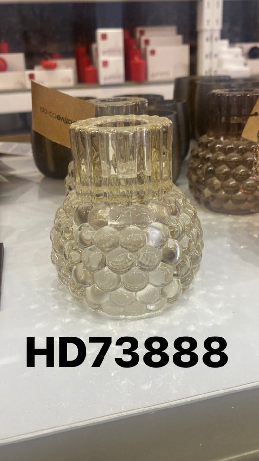 Glass Hobnail Tealite Taper