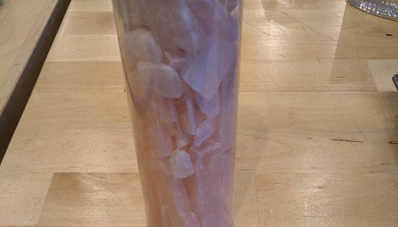 Selenite Pieces, Coral, each