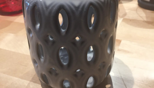 Cutout Cylinder Hurricane White - each