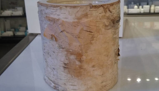 Wood Tealight Holder with Glass Insert- Panda- Xl