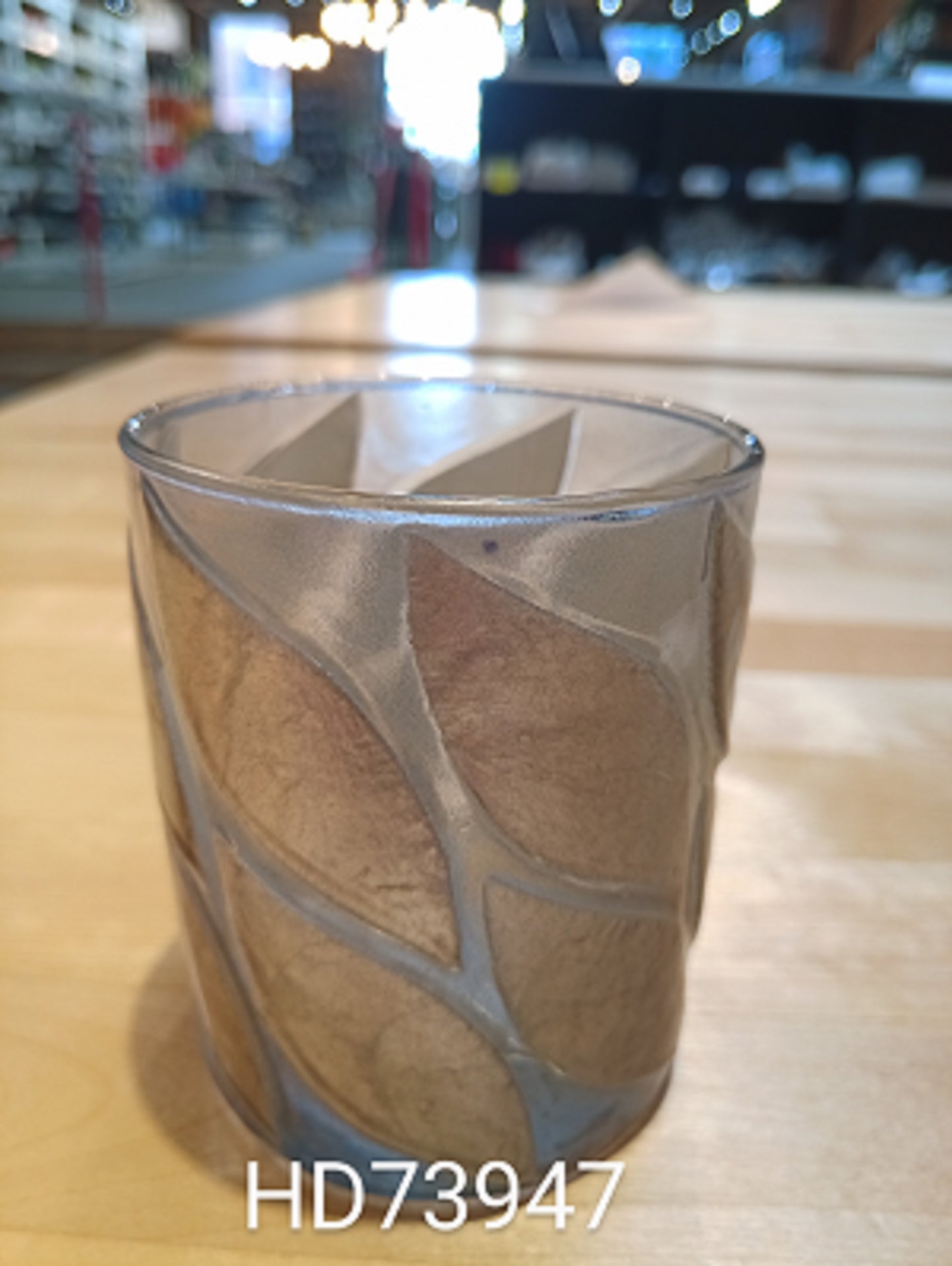 Votive Leaf - Grey