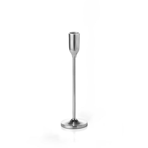 Yummi Candles - 10" Silver Virtu Candlestick - each