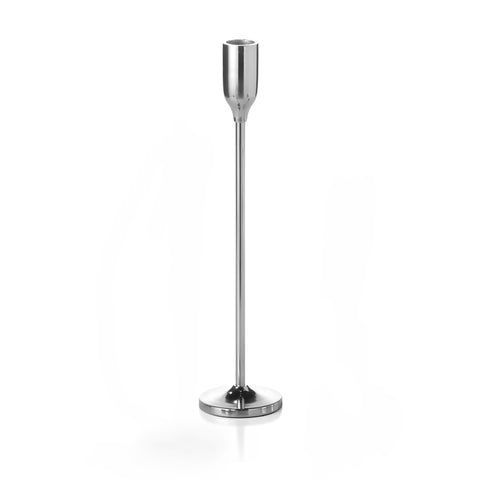Yummi Candles - 12" Silver Virtu Candlestick - each