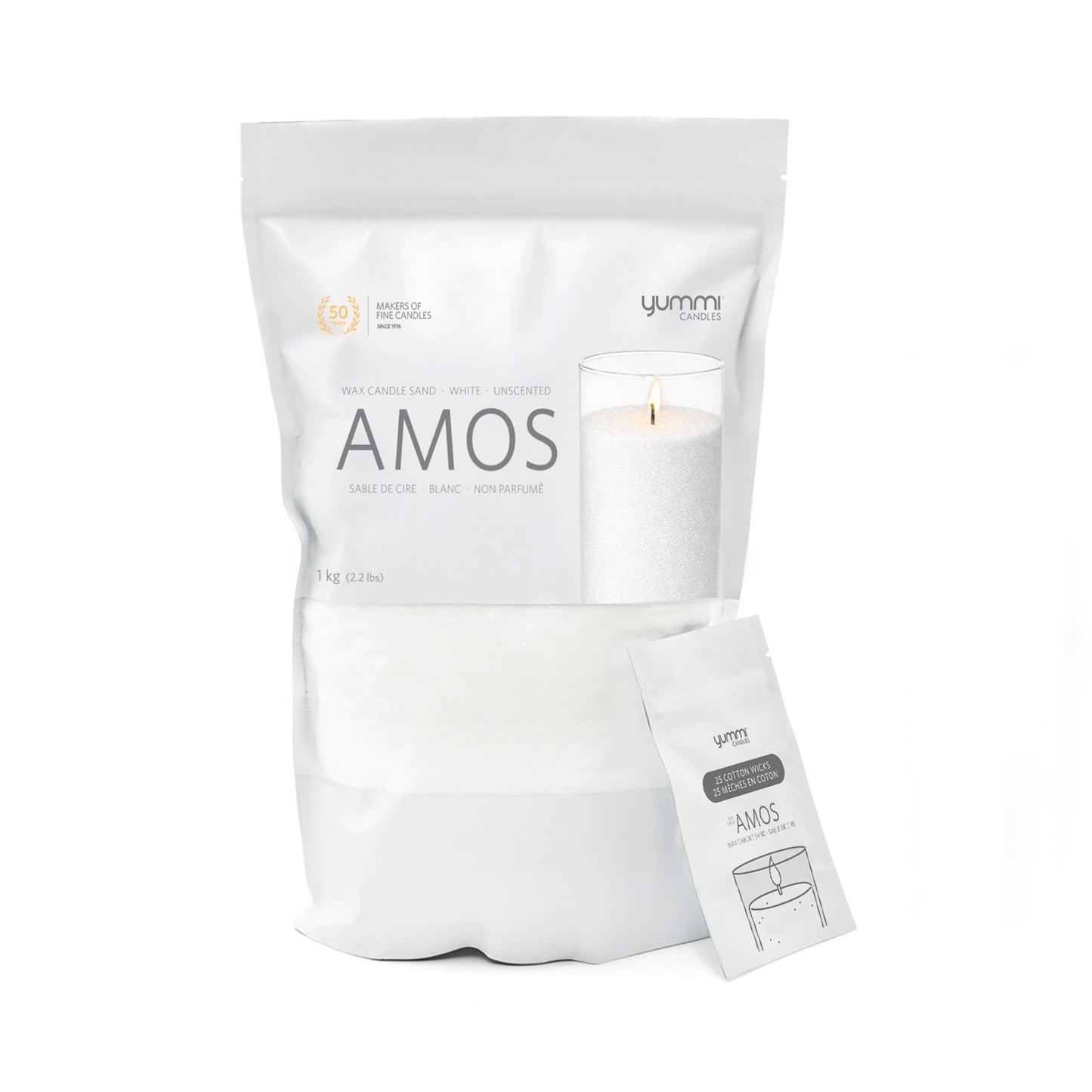 Amos Candle Sand, Premium Plant-Based Sand Candles