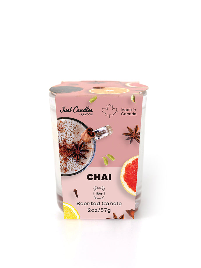 Just Candles Pot parfumé Chai de 56,7 g