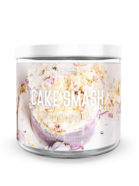 Just Candles 12oz 3-Wick Scented Jar - Cake Smash