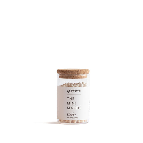 Yummi Candles - YUMMI The Mini Match - White
