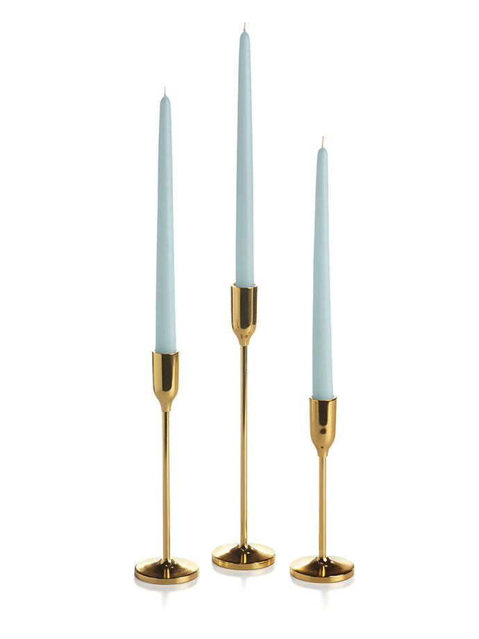 36 Taper Candles and 36 Gold Virtu Candlesticks – Yummi Candles Canada
