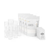 Yummi Candles - Amos Candle Sand & Glass Cylinder Vase Set of 12 - Lifestyle - 3