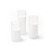 Yummi Candles - Amos Candle Sand & Glass Cylinder Vase Set of 36