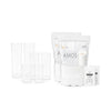 Yummi Candles - Amos Candle Sand & Glass Cylinder Vase Set of 6 - Lifestyle - 3