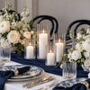 Yummi Candles - 12 Slim Pillar Candles and Ribbed Cylinder Vases - Lifestyle - 3