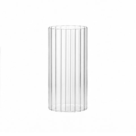 Yummi Candles - 7.5" Ribbed Cylinder Vase