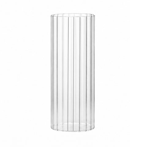 Yummi Candles - 9" Ribbed Cylinder Vase