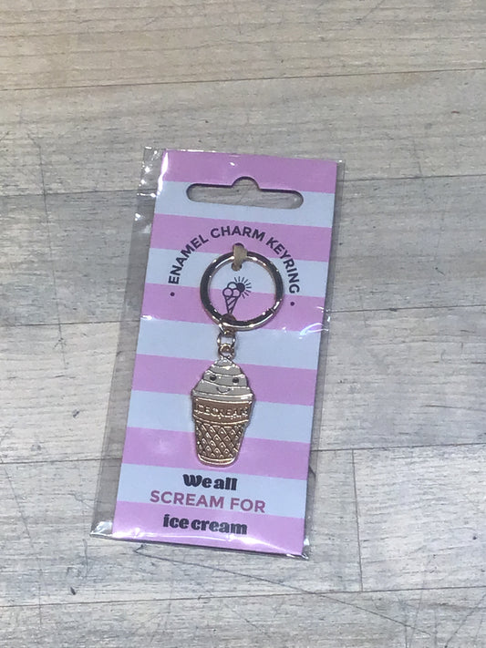 Something Different - Ice Cream Cone Keyring