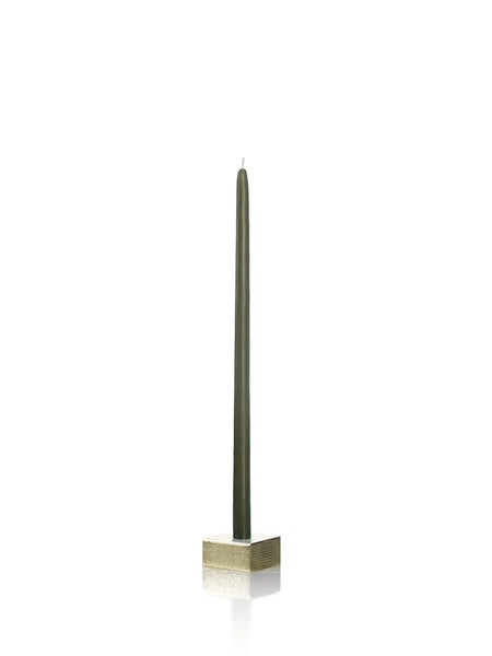 9" Tiny Taper Candles Olive