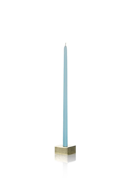 9" Tiny Taper Candles Caribbean Blue