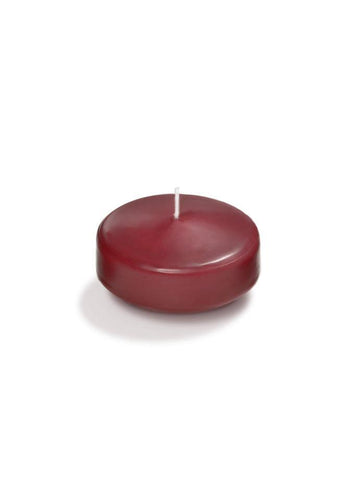 Yummi Candles - 2.25" Floating Candles Burgundy