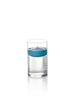 Yummi Candles - 3" Floating Candles and 6" Cylinder Vases Turquoise