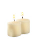 Yummi Candles - 10 Hour Unscented Votive Candles Ivory