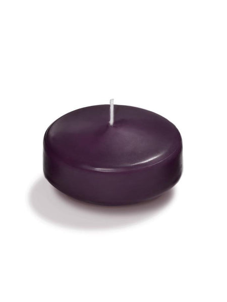3" Bulk Floating Candles Dark Purple