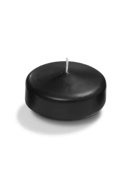 3" Floating Candles Black