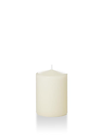 Yummi Candles - 3" x 4" Wholesale Pillar Candles Ivory