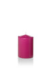 Yummi Candles - 3" x 4" Wholesale Pillar Candles Hot Pink
