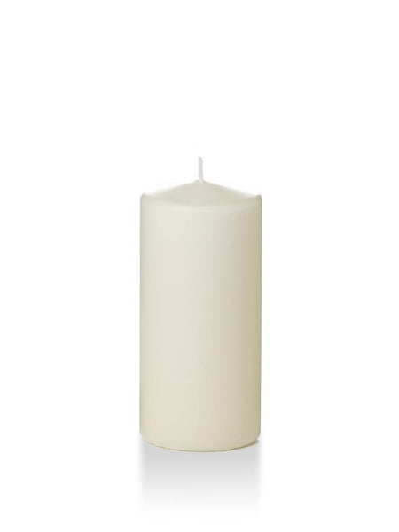 3" x 6" Pillar Candles Ivory