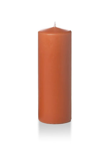 Yummi Candles - 3" x 8" Pillar Candles Sienna