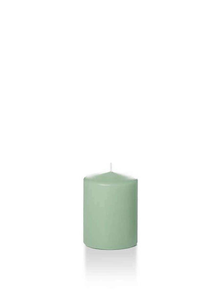 Wholesale 2.25" x 3" Slim Pillar Candles Sage