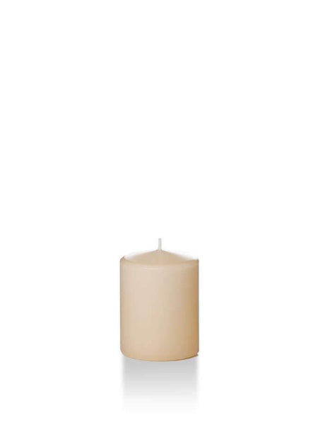 Wholesale 2.25" x 3" Slim Pillar Candles Sandstone