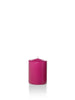 Yummi Candles - Wholesale 2.25" x 3" Slim Pillar Candles Hot Pink