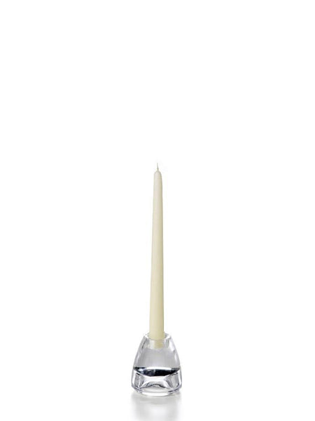 10" Wholesale Taper Candles - Case of 72 Ivory