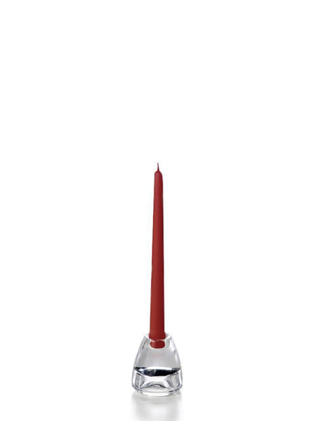 10" Wholesale Taper Candles - Case of 288 Burgundy